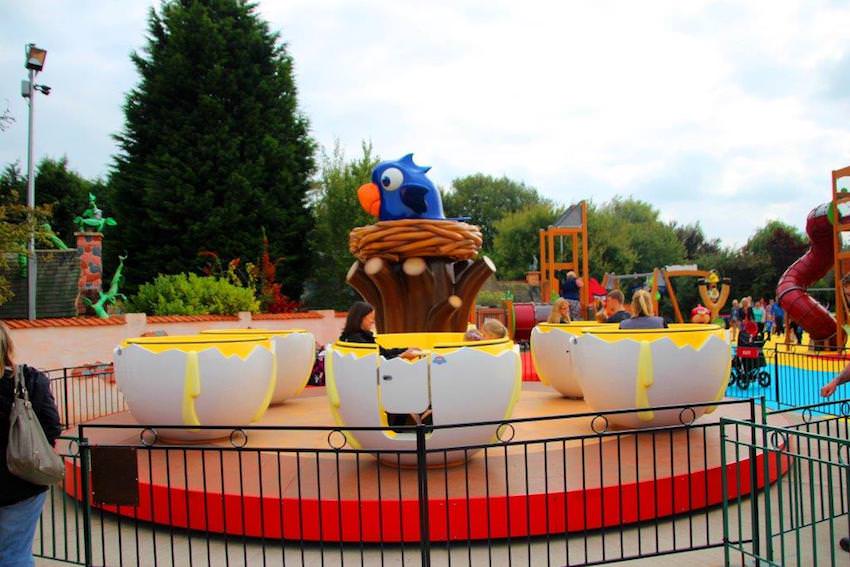 All aboard the Okie Yolkie, eggs that spin you around at Sundown Adventureland