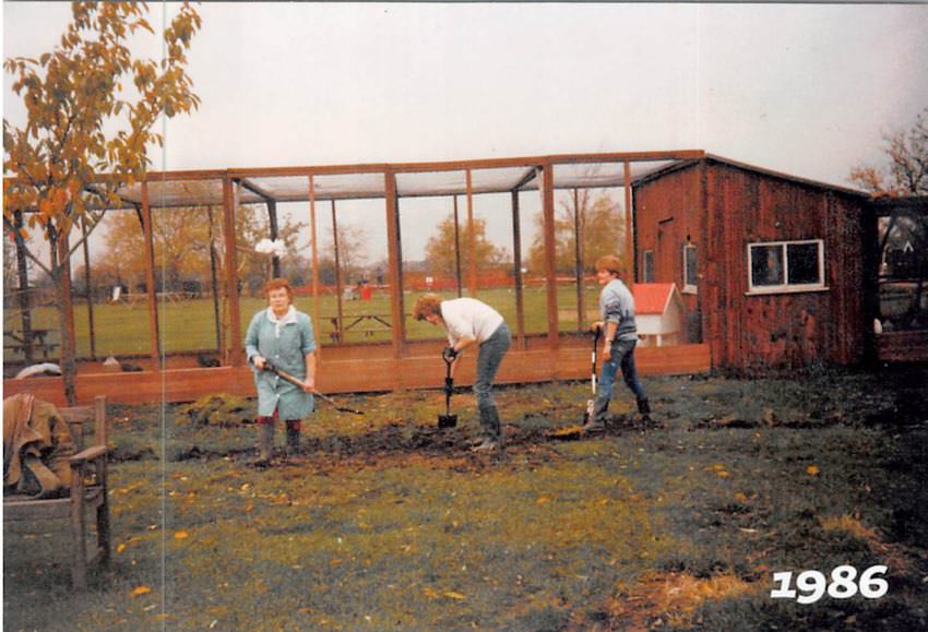 Digging for animal enclosures at sundown adventureland Sundown Adventureland is turning 50
