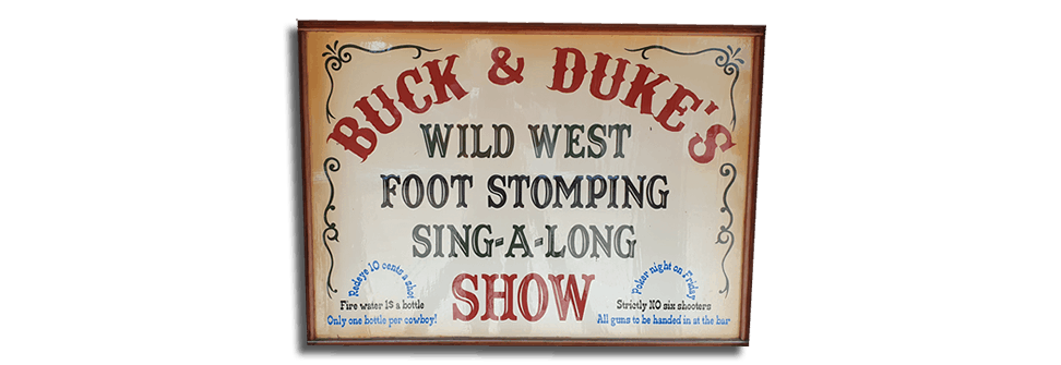 Buck & Duke Sing-A-Long Show logo
