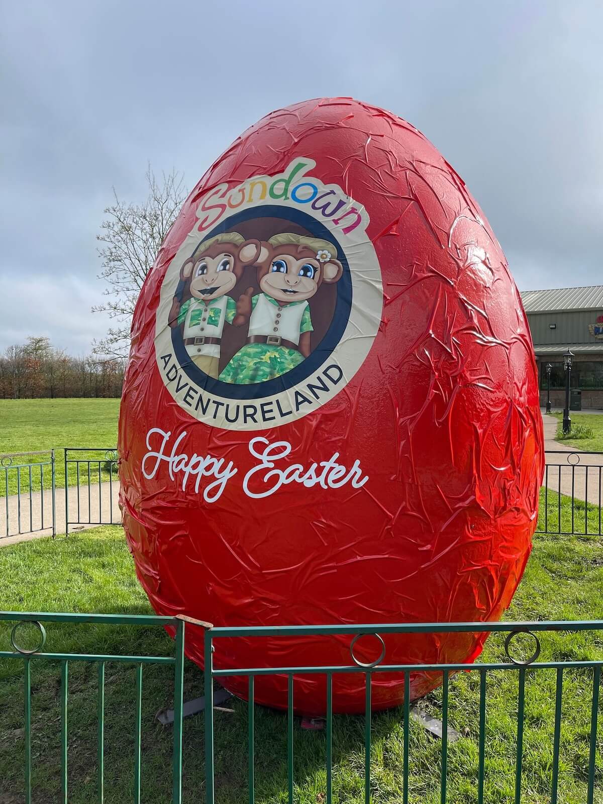 Another giant Easter egg at Sundown Adventureland